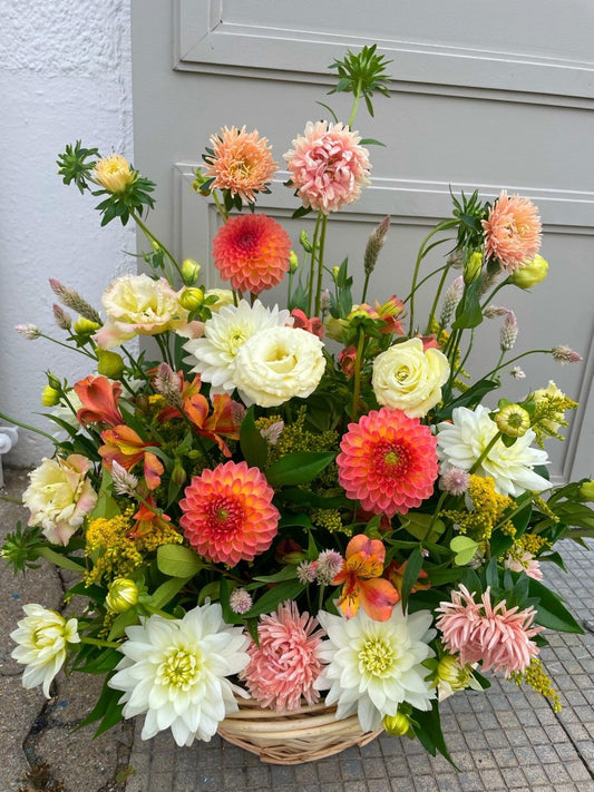 La corbeille de deuil - Les jolies fleurs