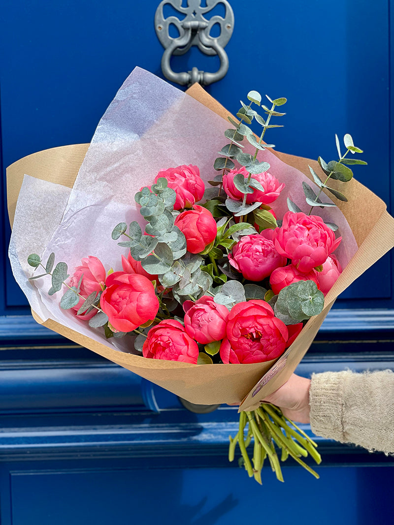 Le bouquet de pivoines